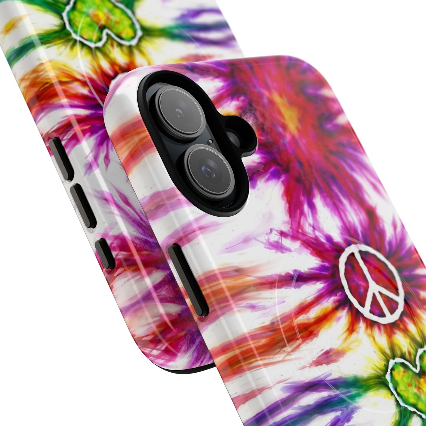 PEACE LOVE PAW PRINT MAGNETIC PHONE CASE - TLHG1304266