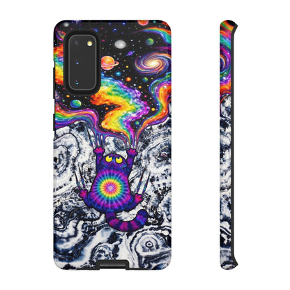 SCRATCHING CAT GALAXY PHONE CASE - KMTM1004261