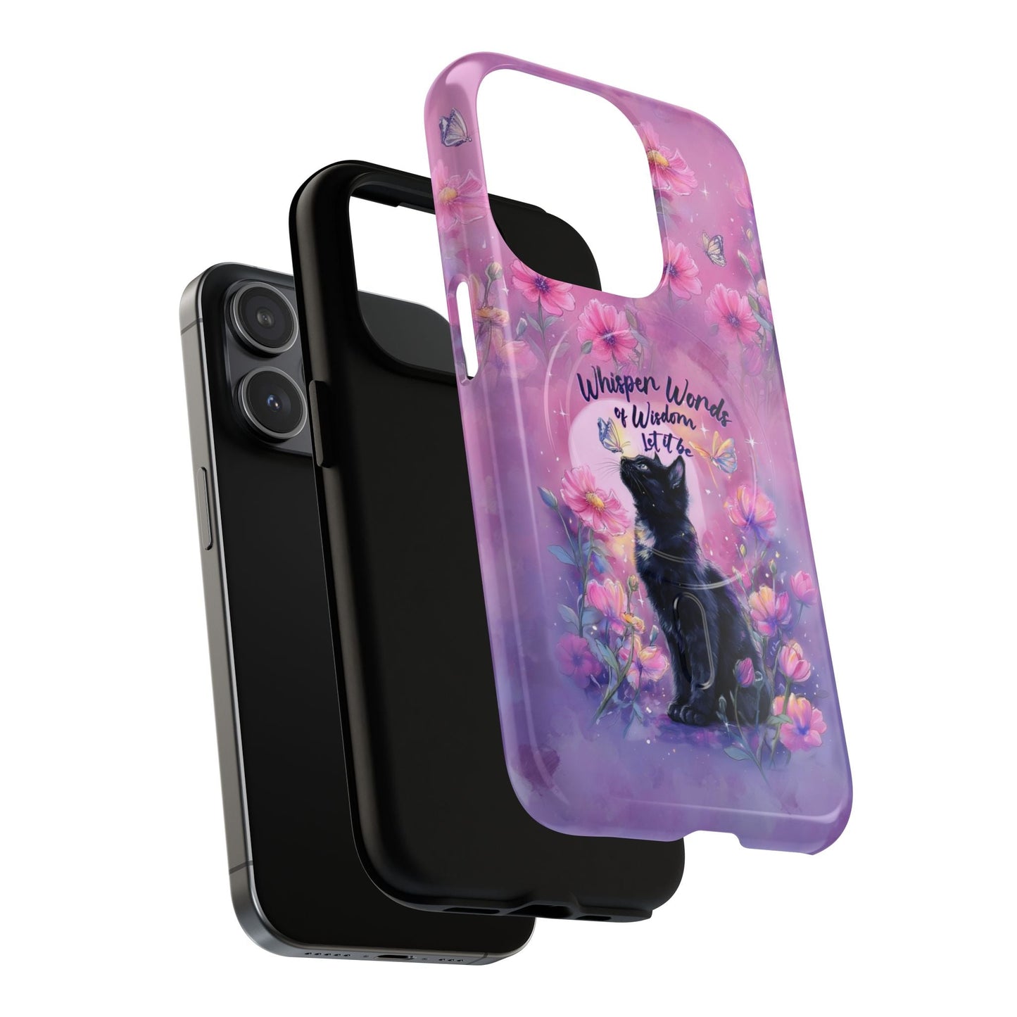 WHISPER WORDS OF WISDOM LET IT BE CAT MAGNETIC PHONE CASE - TLHG2605264