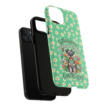 WHISPER WORDS OF WISDOM LET IT BE SCHNAUZER MAGNETIC PHONE CASE - TY0405261