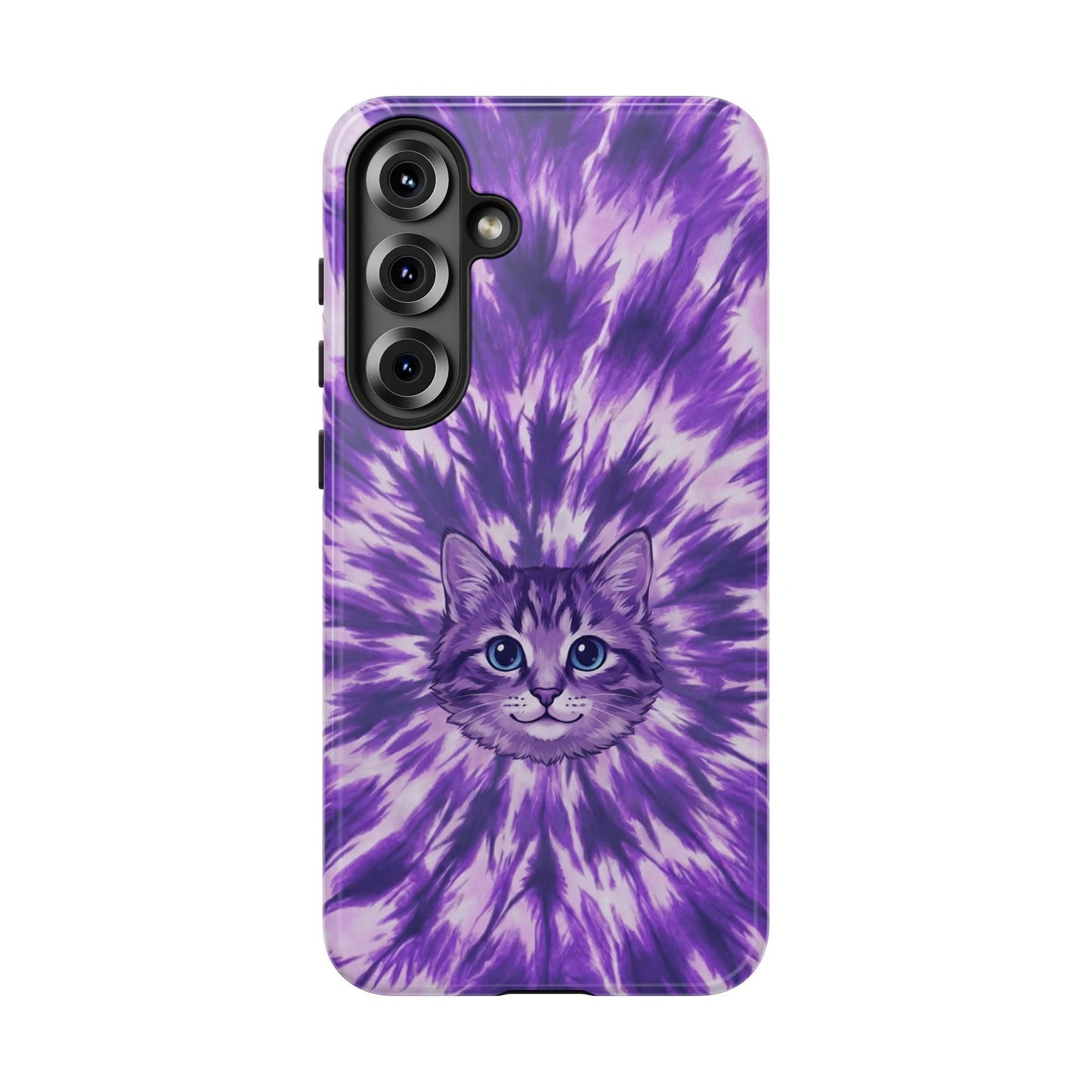 PURPLE AURA CAT PHONE CASE - TYPQ1304269