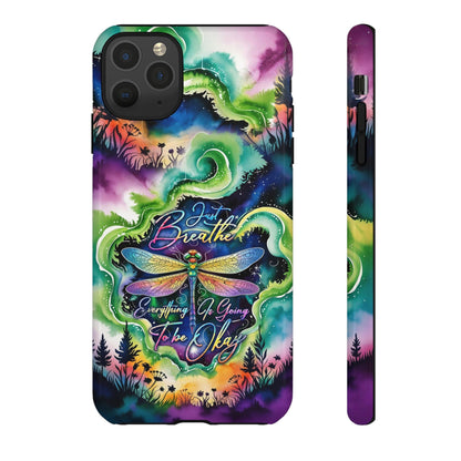 JUST BREATH DRAGONFLY  PHONE CASE  - TLHG2304264