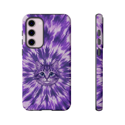 PURPLE AURA CAT PHONE CASE - TYPQ1304269