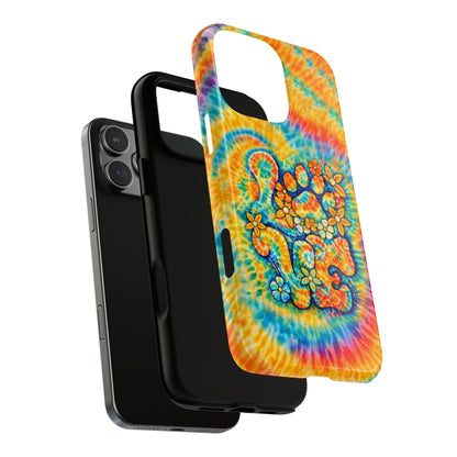 LOVE PAW PRINT SWIRL MAGNETIC PHONE CASE  - TLHN2304264