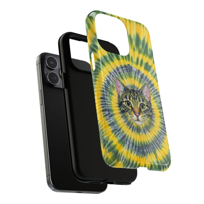 FUNNY CAT SWIRL MAGNETIC PHONE CASE - TLNT1604263