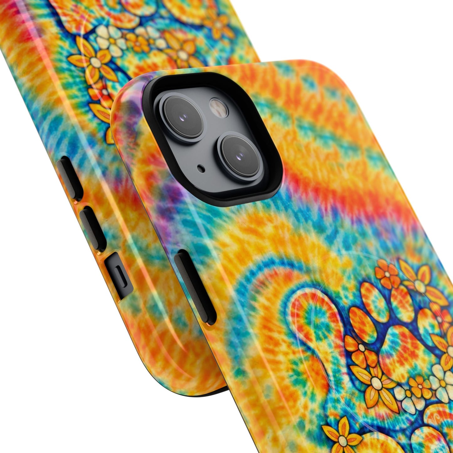 LOVE PAW PRINT SWIRL MAGNETIC PHONE CASE  - TLHN2304264