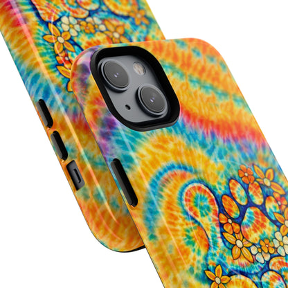 LOVE PAW PRINT SWIRL MAGNETIC PHONE CASE  - TLHN2304264
