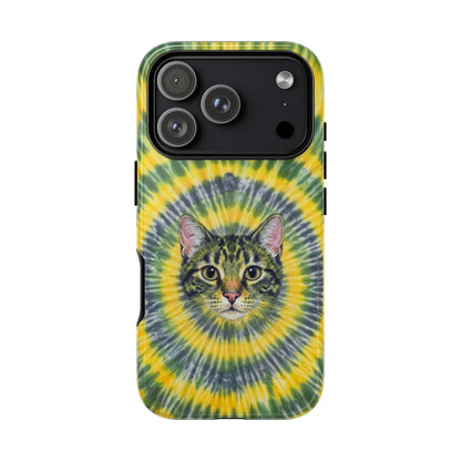 FUNNY CAT SWIRL  PHONE CASE - TLNT1604263