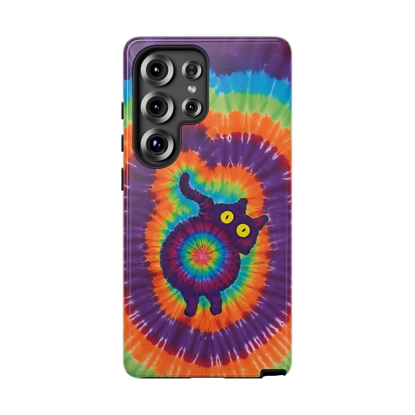 FUNNY CAT SWIRL PHONE CASE - TLNO1604261