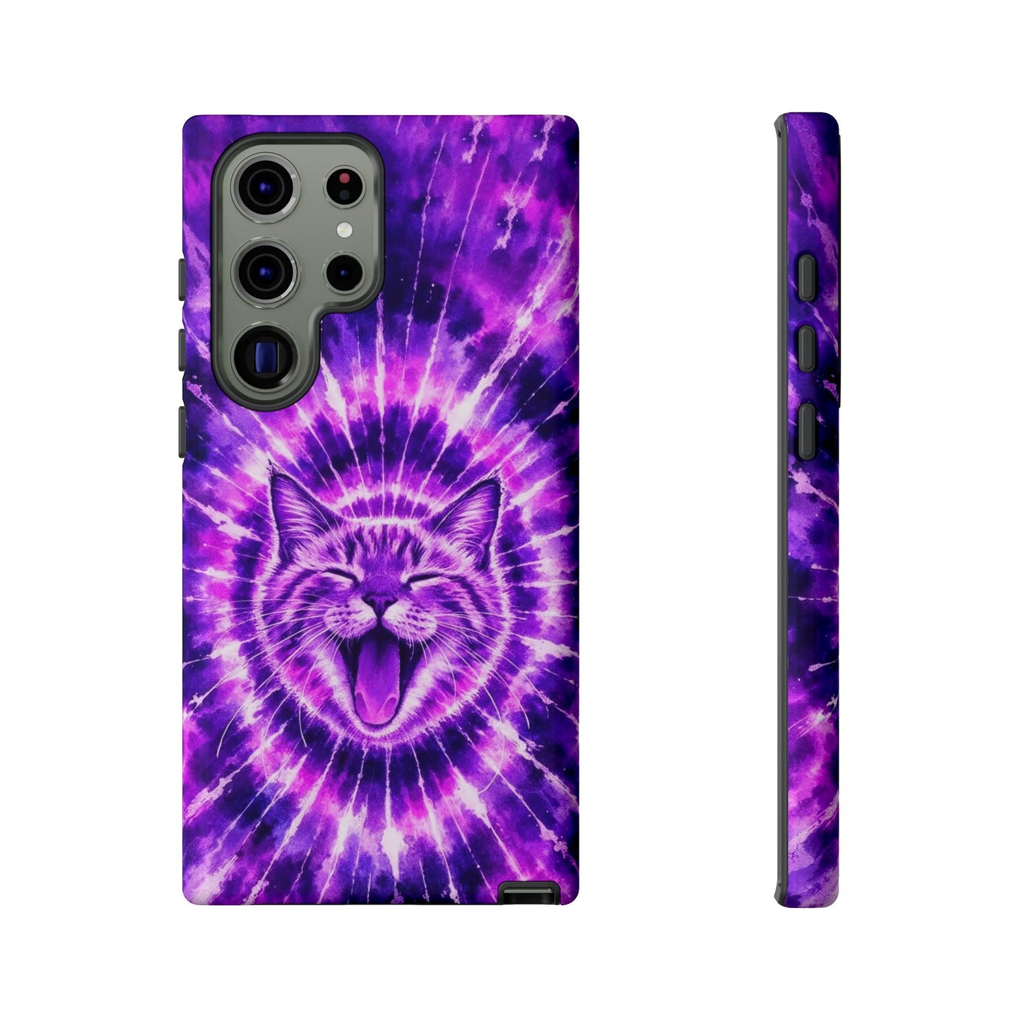 CAT PURPLE SWIRL PHONE CASE  - TLHN1504263
