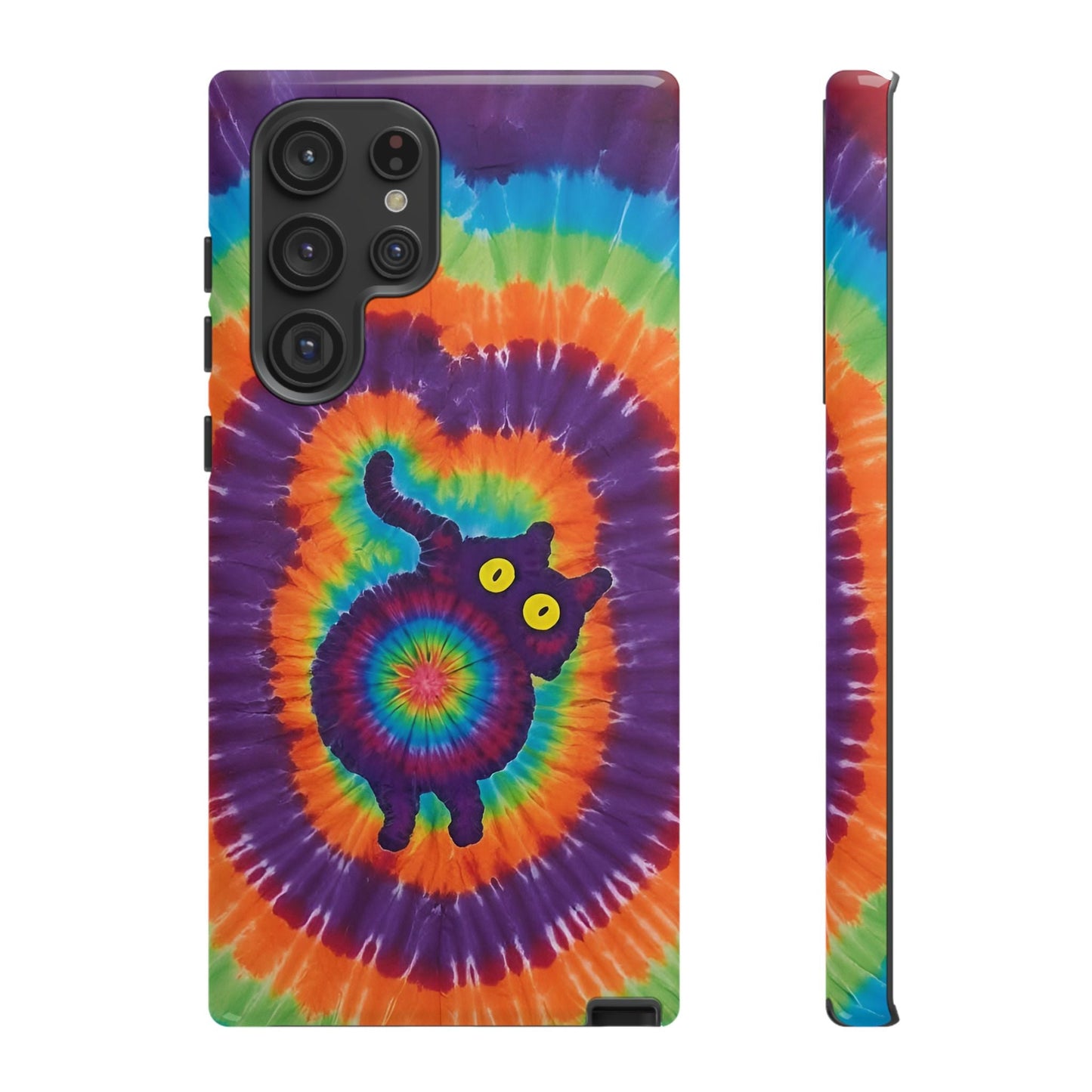 FUNNY CAT SWIRL PHONE CASE - TLNO1604261