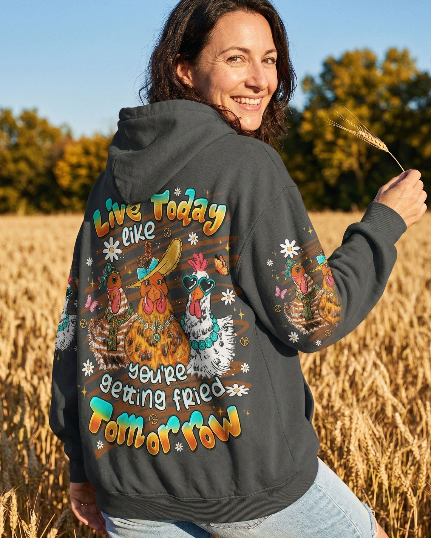 LIVE TODAY CHICKEN  ALL OVER PRINT  - TLTW1506263