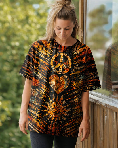 PEACE LOVE HIPPIE SUN ALL OVER PRINT - TLTW0104261