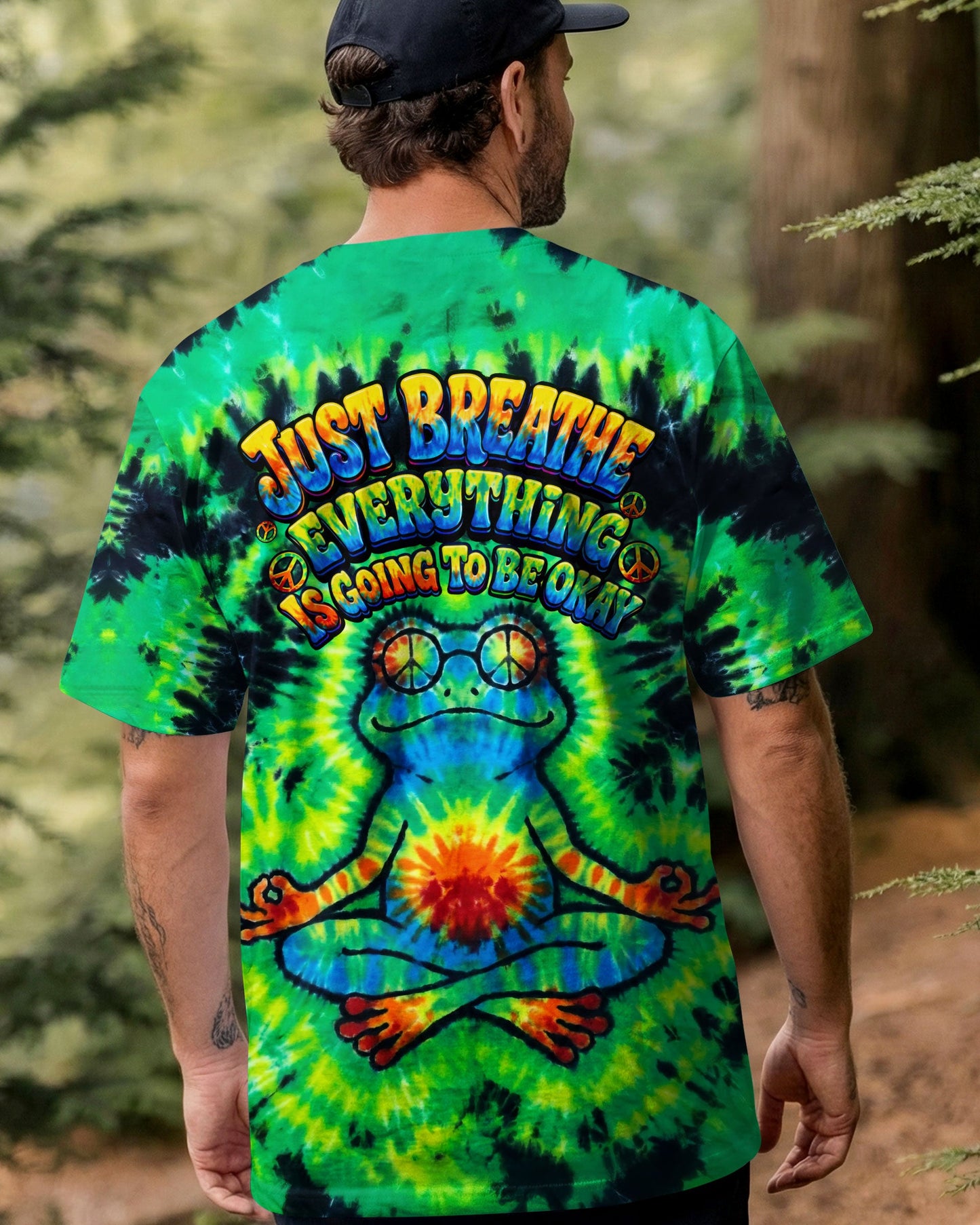 JUST BREATHE FROG ALL OVER PRINT  - TLTW1805264