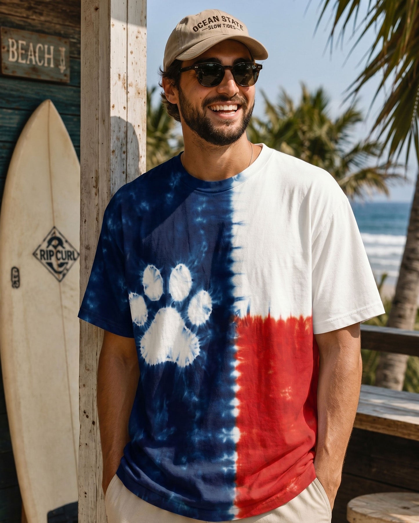 PAW PRINT TEXAS PATTERN ALL OVER PRINT   - TLTW1206263