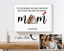 Load image into Gallery viewer, Mother&#39;s Day Personalized Custom Photo Framed Canvas
