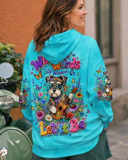 WHISPER WORDS OF WISDOM LET IT BE SCHNAUZER DOG ALL OVER PRINT  - TLTW1405263