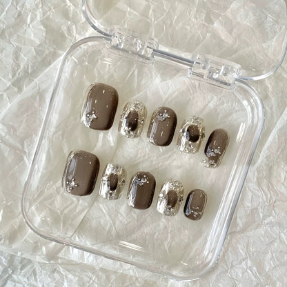 Glorious Goddess Hand-painted Press On Nails
