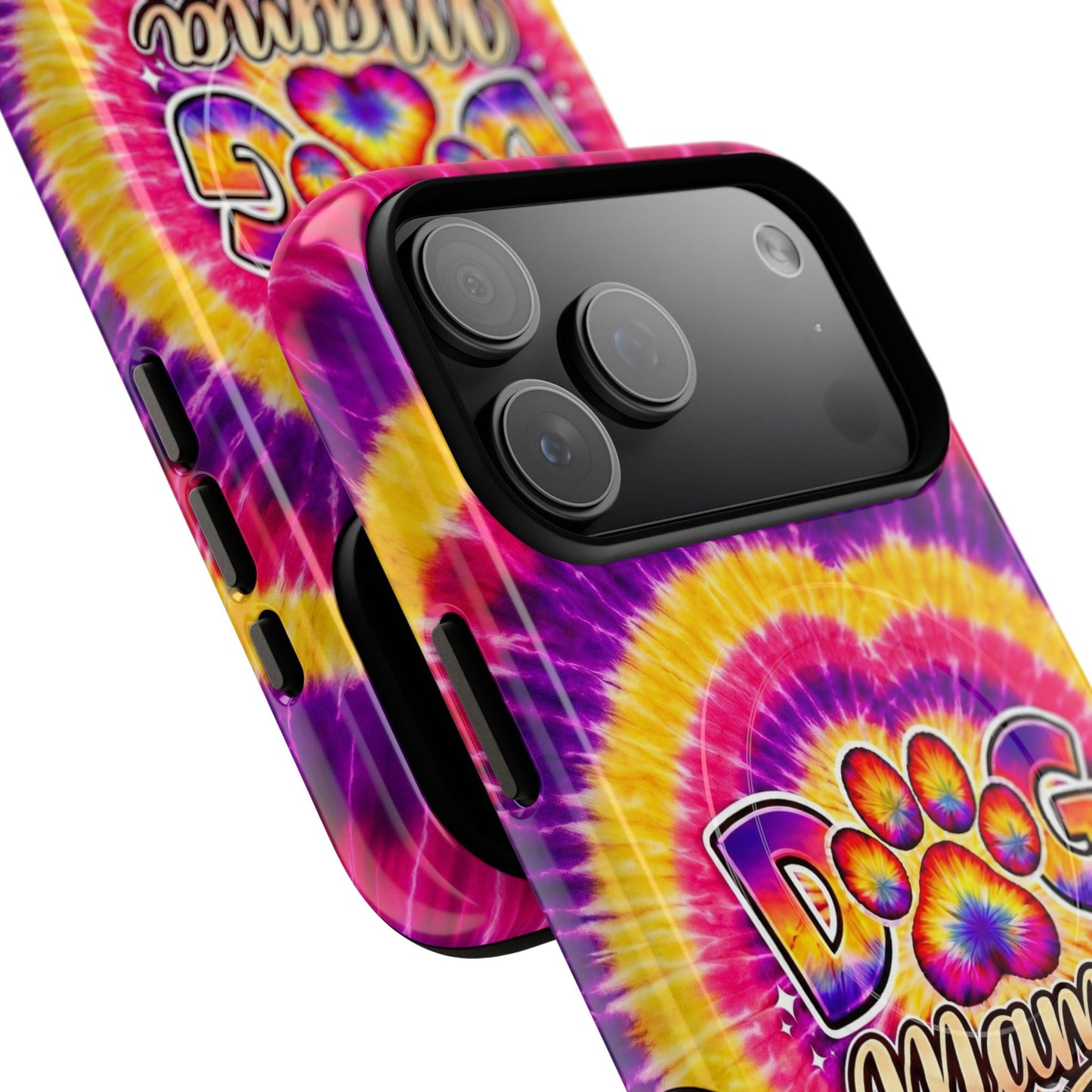 DOG MAMA PAW PRINT SWIRL MAGNETIC PHONE CASE  - TLNT1504261