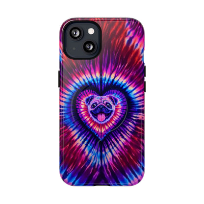 PUG DOG HEART MAGNETIC PHONE CASE - TLTW1104264