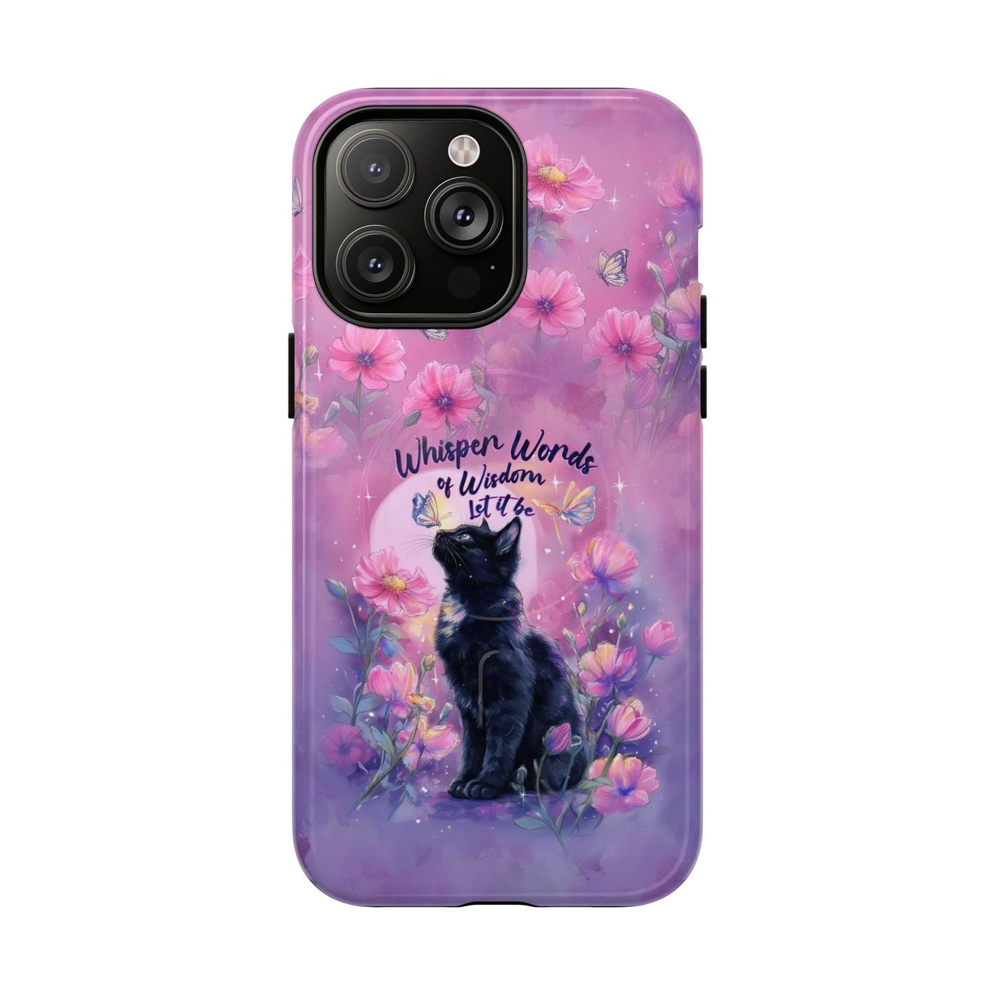 WHISPER WORDS OF WISDOM LET IT BE CAT MAGNETIC PHONE CASE - TLHG2605264