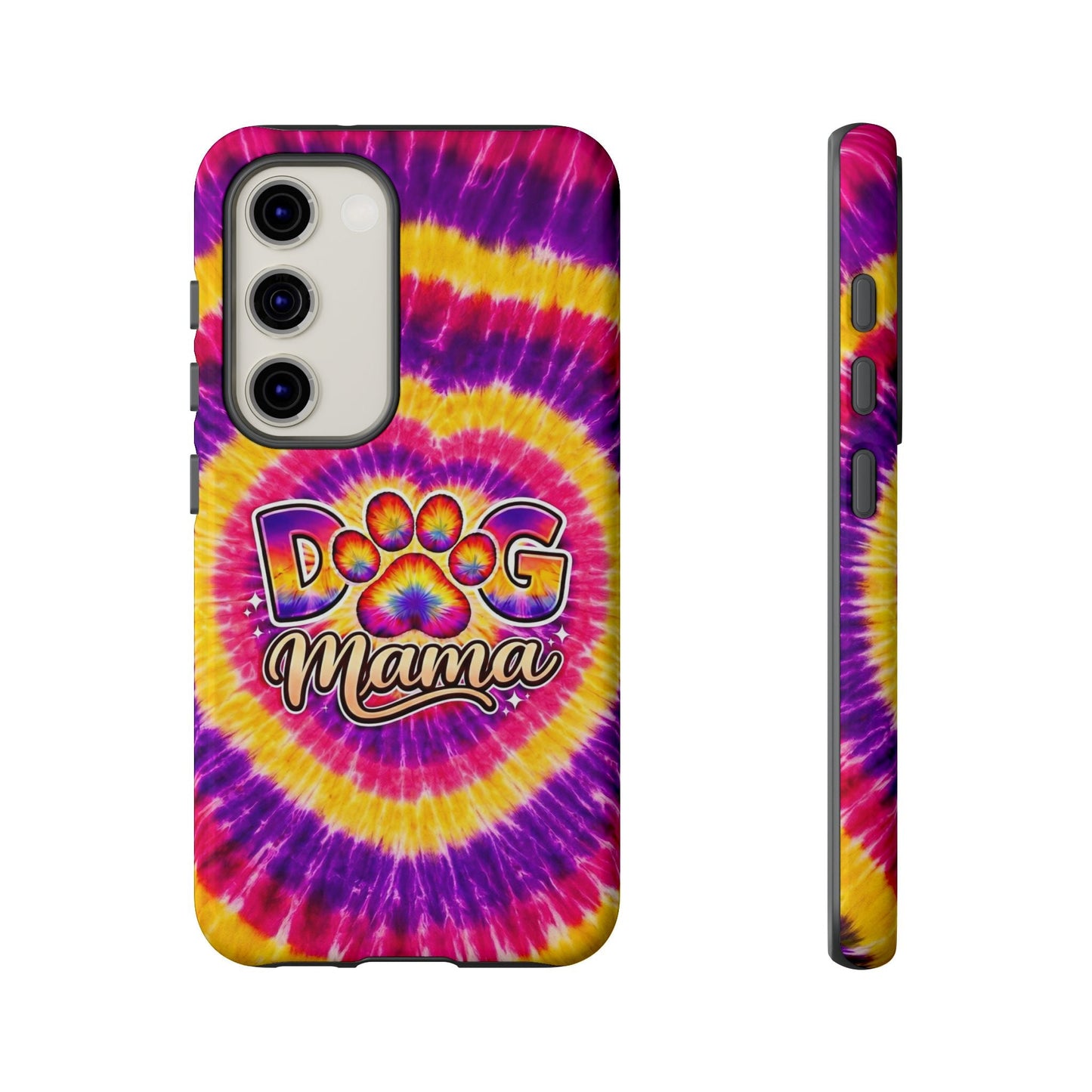 DOG MAMA PAW PRINT SWIRL PHONE CASE   - TLNT1504261