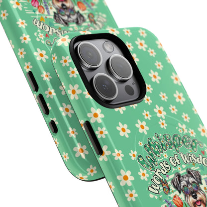 WHISPER WORDS OF WISDOM LET IT BE SCHNAUZER MAGNETIC PHONE CASE - TY0405261