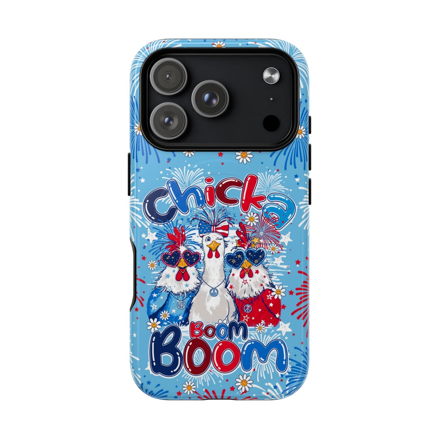CHICKA BOOM BOOM HIPPIE CHICKEN MAGNETIC PHONE CASE - TY0406261