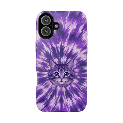 PURPLE AURA CAT PHONE CASE - TYPQ1304269