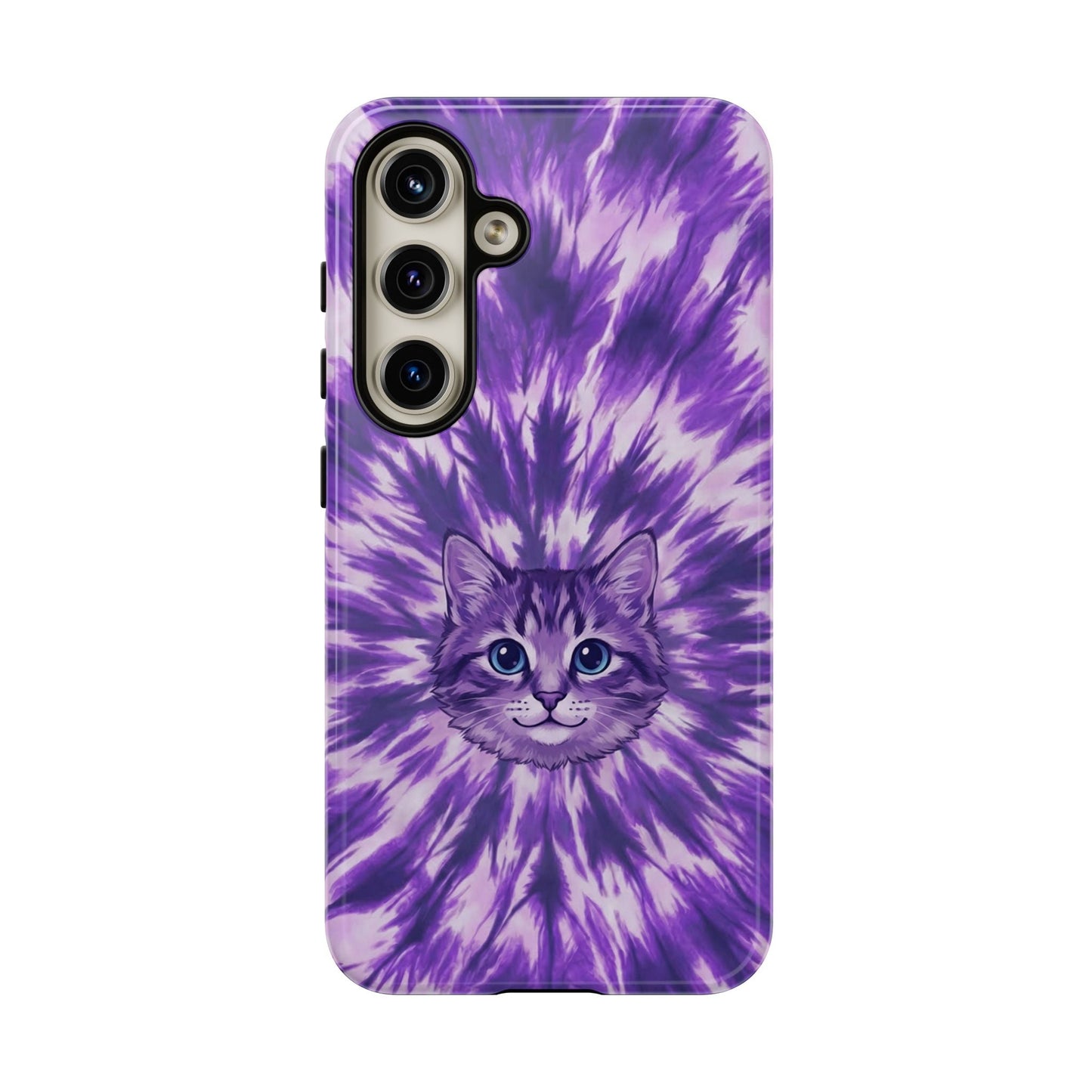 PURPLE AURA CAT PHONE CASE - TYPQ1304269