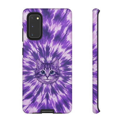 PURPLE AURA CAT PHONE CASE - TYPQ1304269