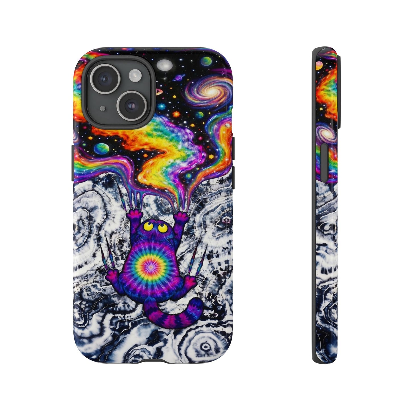 SCRATCHING CAT GALAXY PHONE CASE - KMTM1004261