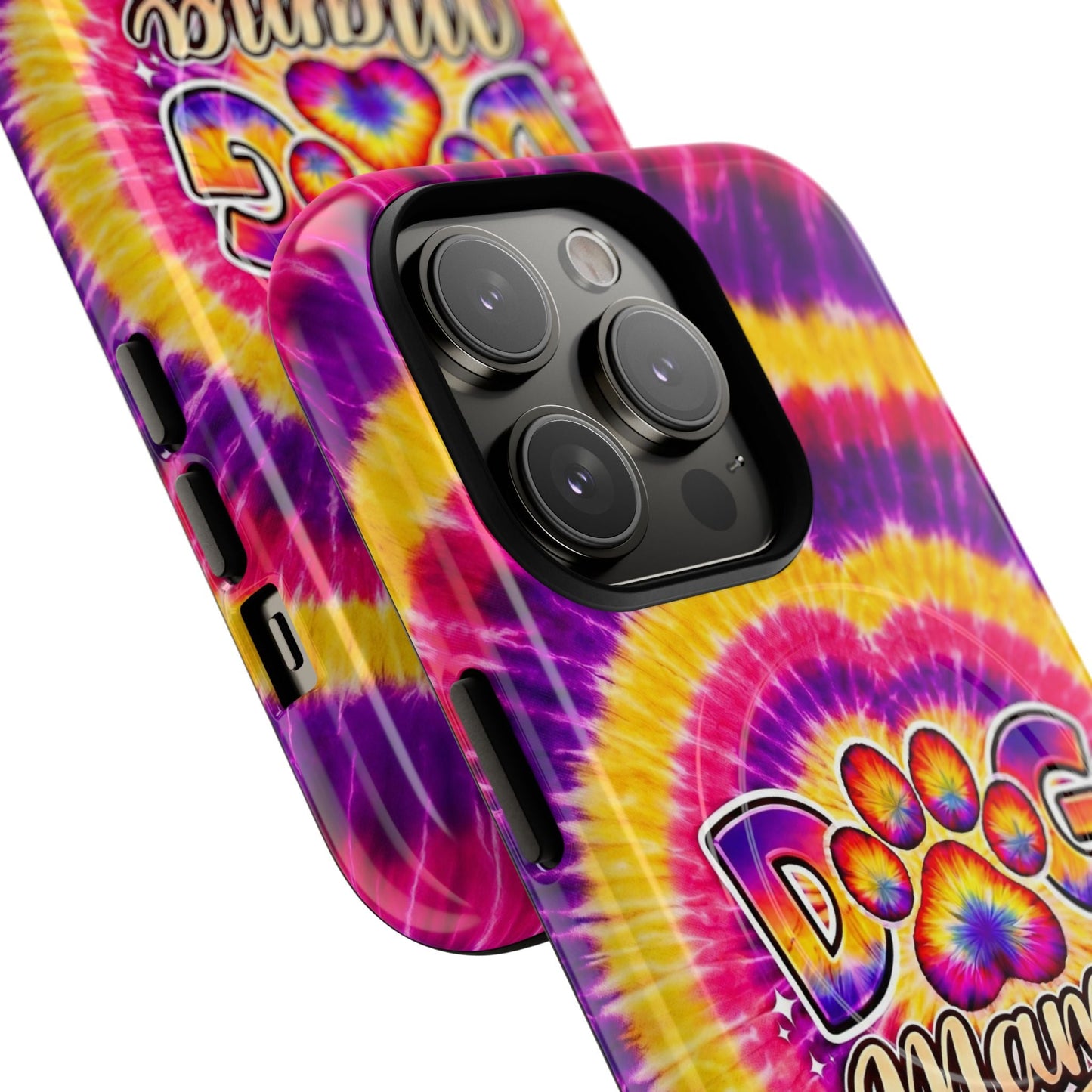 DOG MAMA PAW PRINT SWIRL MAGNETIC PHONE CASE  - TLNT1504261