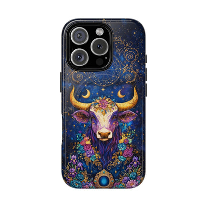 HIPPIE MAGIC COW MAGNETIC PHONE CASE - TLNT2304262