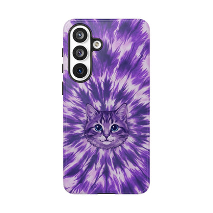 PURPLE AURA CAT PHONE CASE - TYPQ1304269