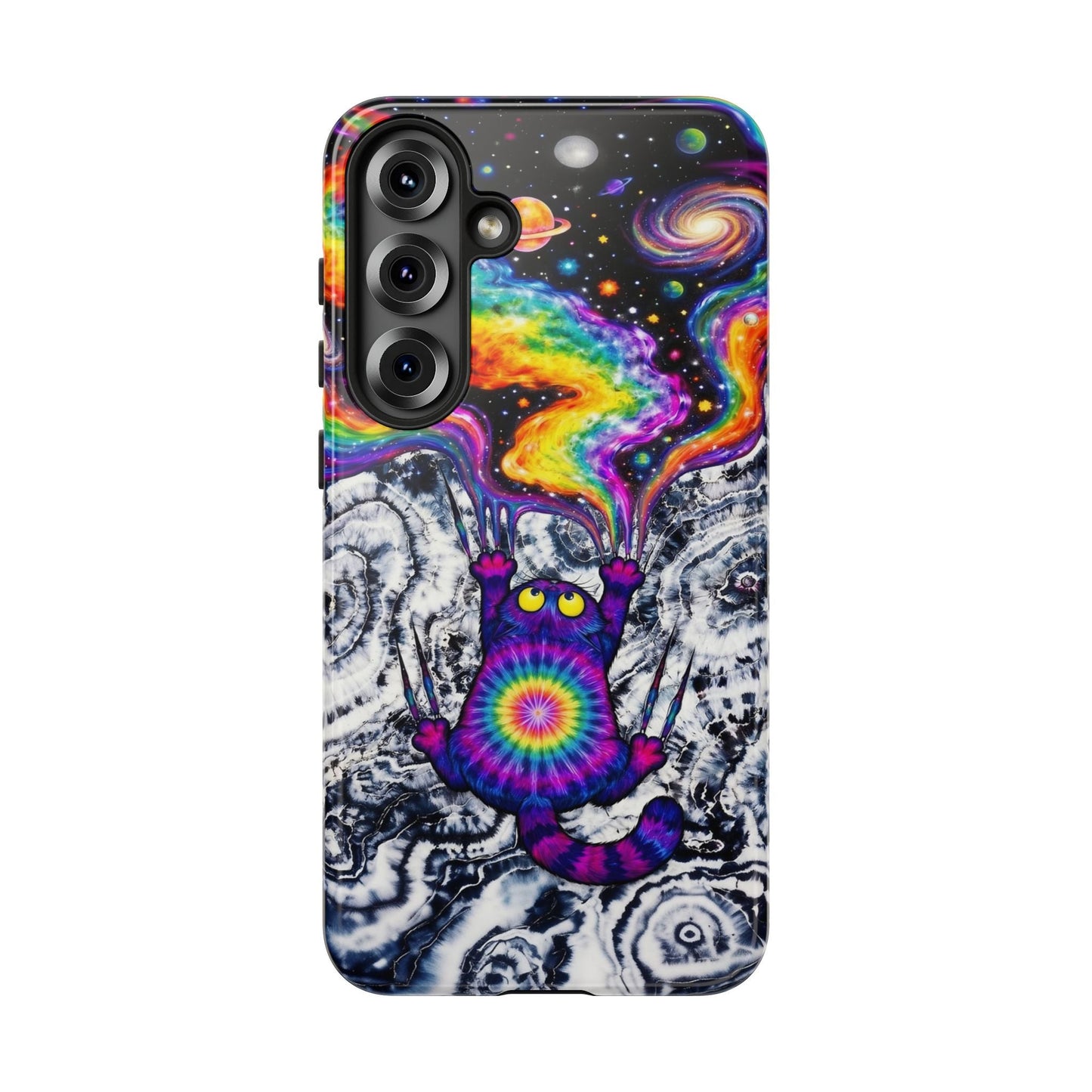 SCRATCHING CAT GALAXY PHONE CASE - KMTM1004261