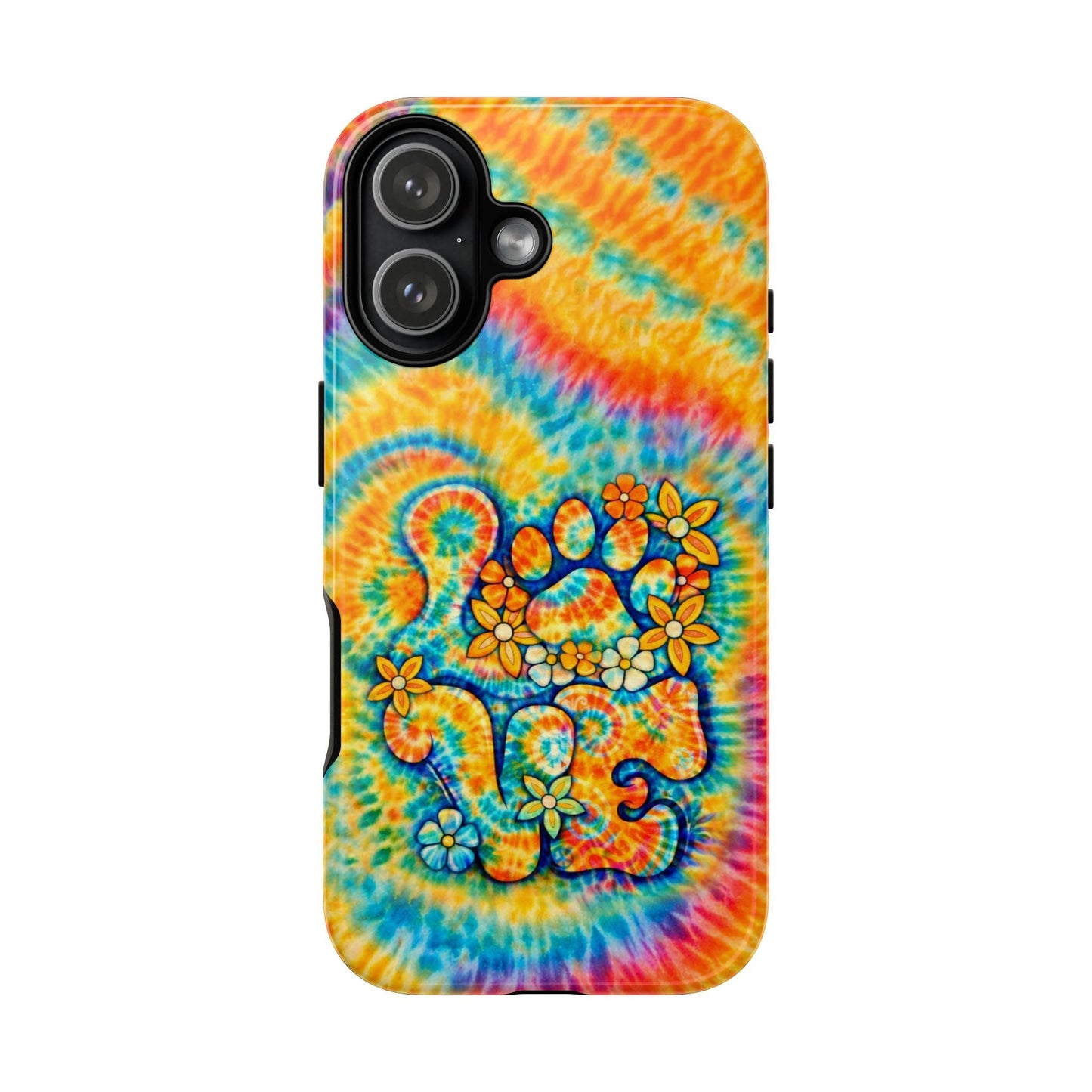 LOVE PAW PRINT SWIRL PHONE CASE  - TLHN2304264