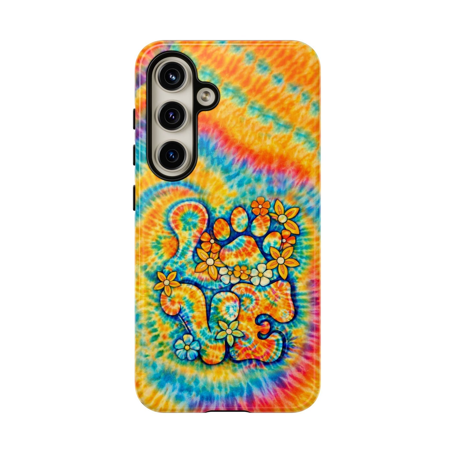 LOVE PAW PRINT SWIRL PHONE CASE  - TLHN2304264