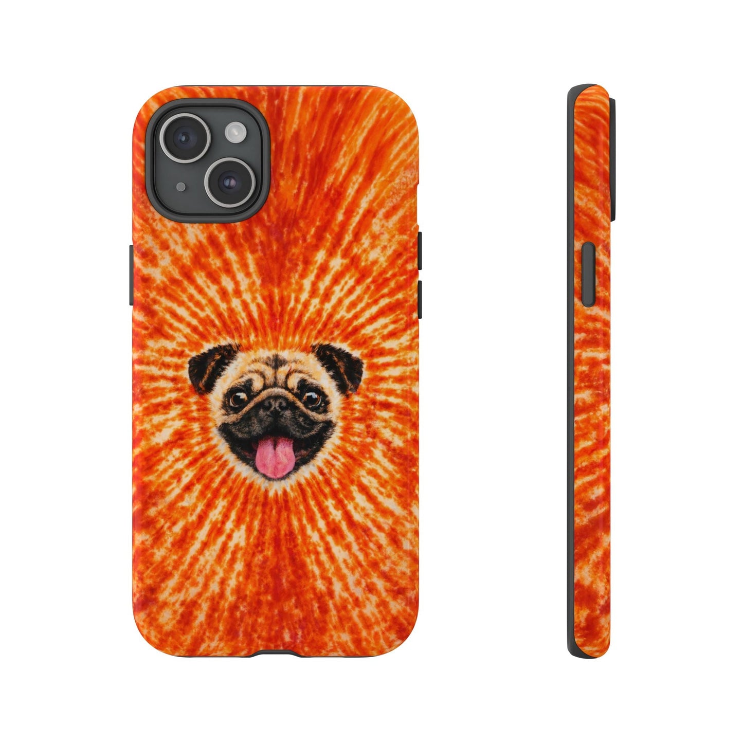 PUG DOG ORANGE  PHONE CASE - TLNT1604261
