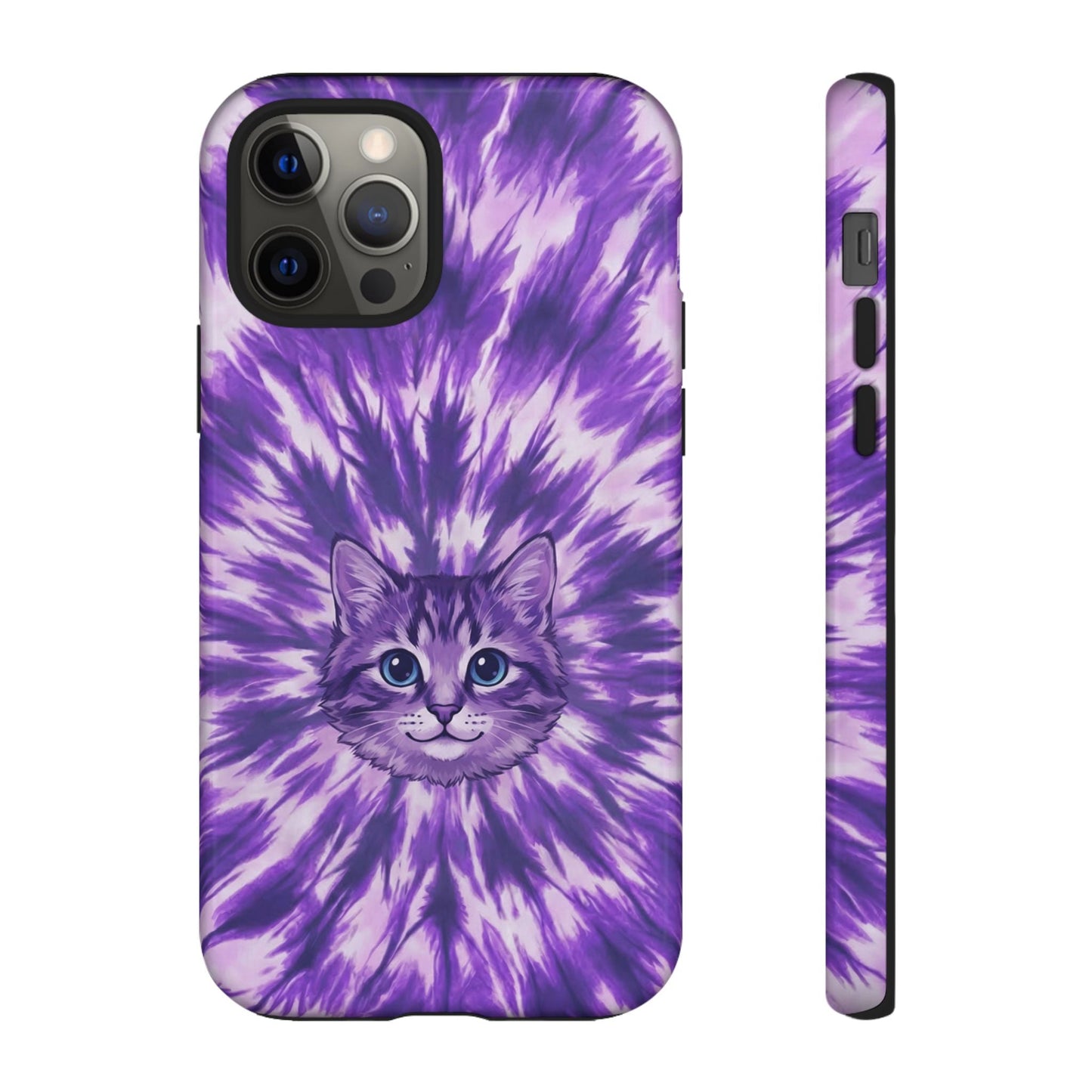 PURPLE AURA CAT PHONE CASE - TYPQ1304269
