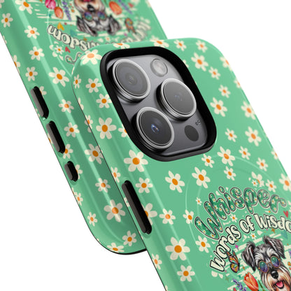 WHISPER WORDS OF WISDOM LET IT BE SCHNAUZER MAGNETIC PHONE CASE - TY0405261