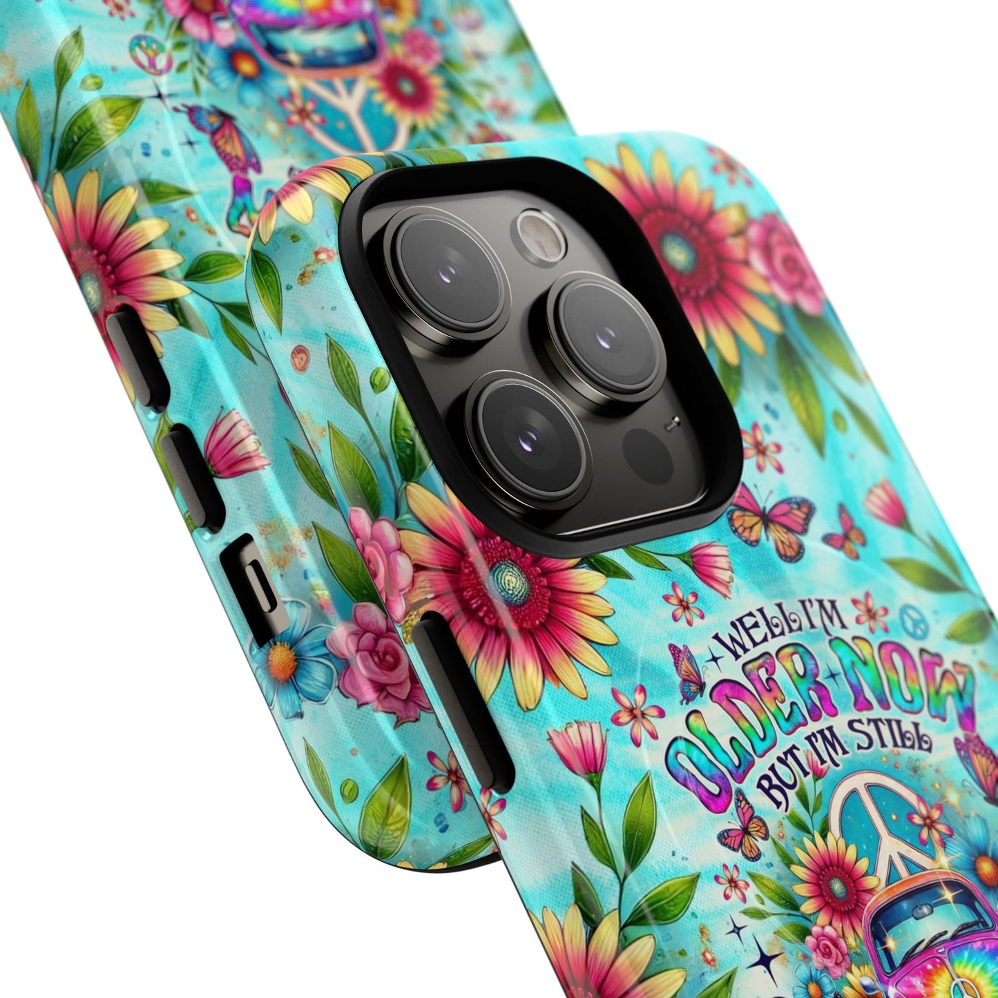 RUNNING AGAINST THE WIND CAR TIE DYE MAGNETIC PHONE CASE - TLNO1804254