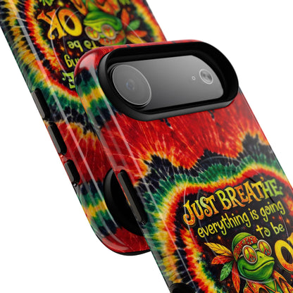 JUST BREATHE FROG SWIRL MAGNETIC PHONE CASE - KMTM2304262