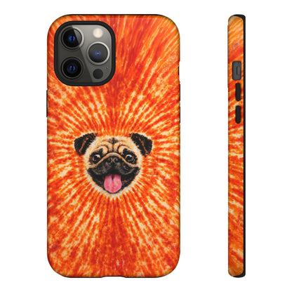 PUG DOG ORANGE  PHONE CASE - TLNT1604261