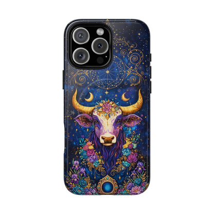 HIPPIE MAGIC COW MAGNETIC PHONE CASE - TLNT2304262