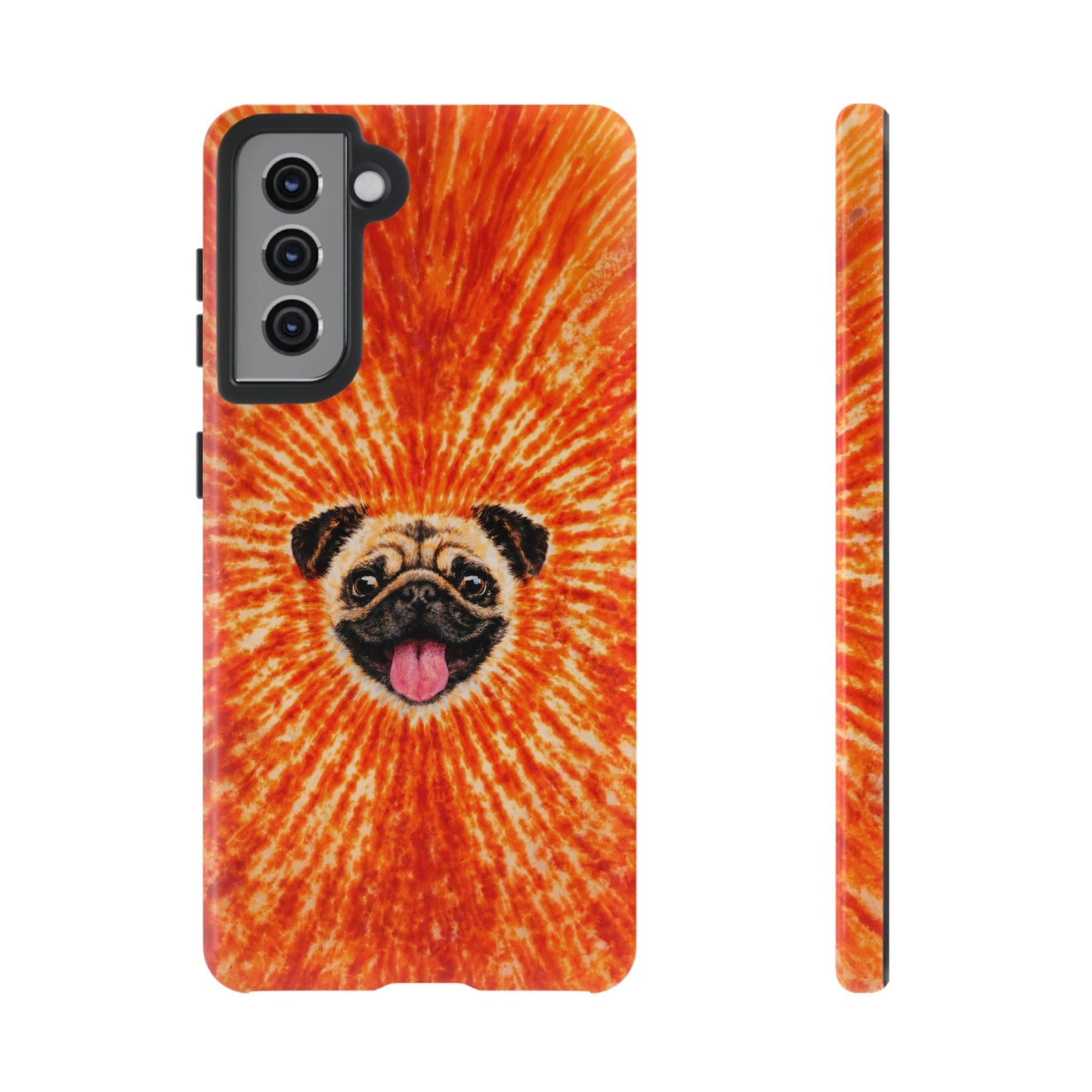 PUG DOG ORANGE  PHONE CASE - TLNT1604261