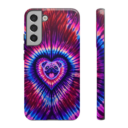 PUG DOG HEART SWIRL PHONE CASE  - TLTW1104264