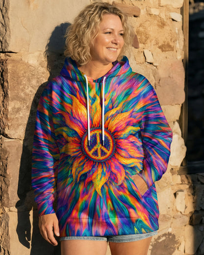 SUNFLOWER PEACE BURST ALL OVER PRINT - TLTW0306263