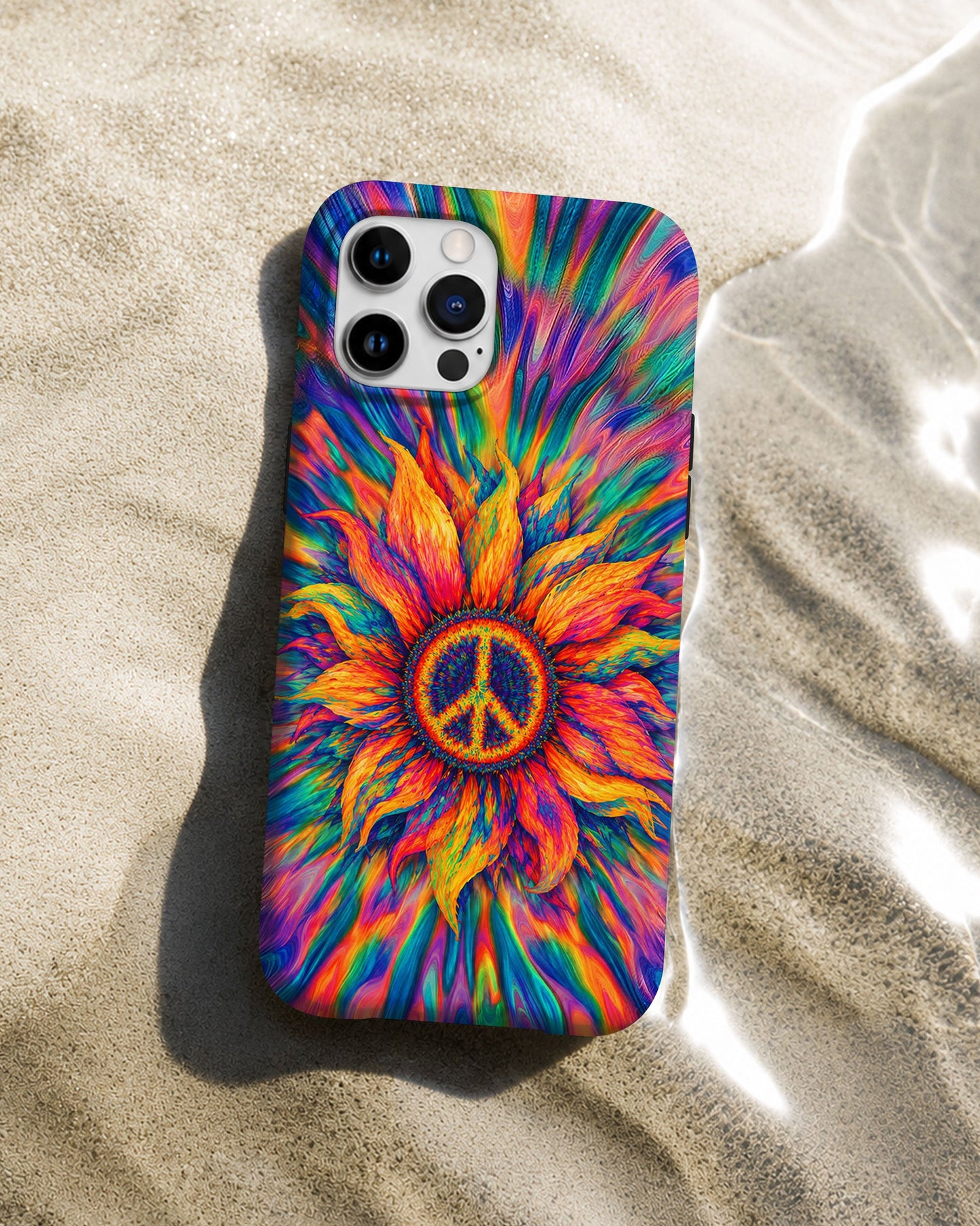 SUNFLOWER PEACE BURST PHONE CASE - TLTW2906268