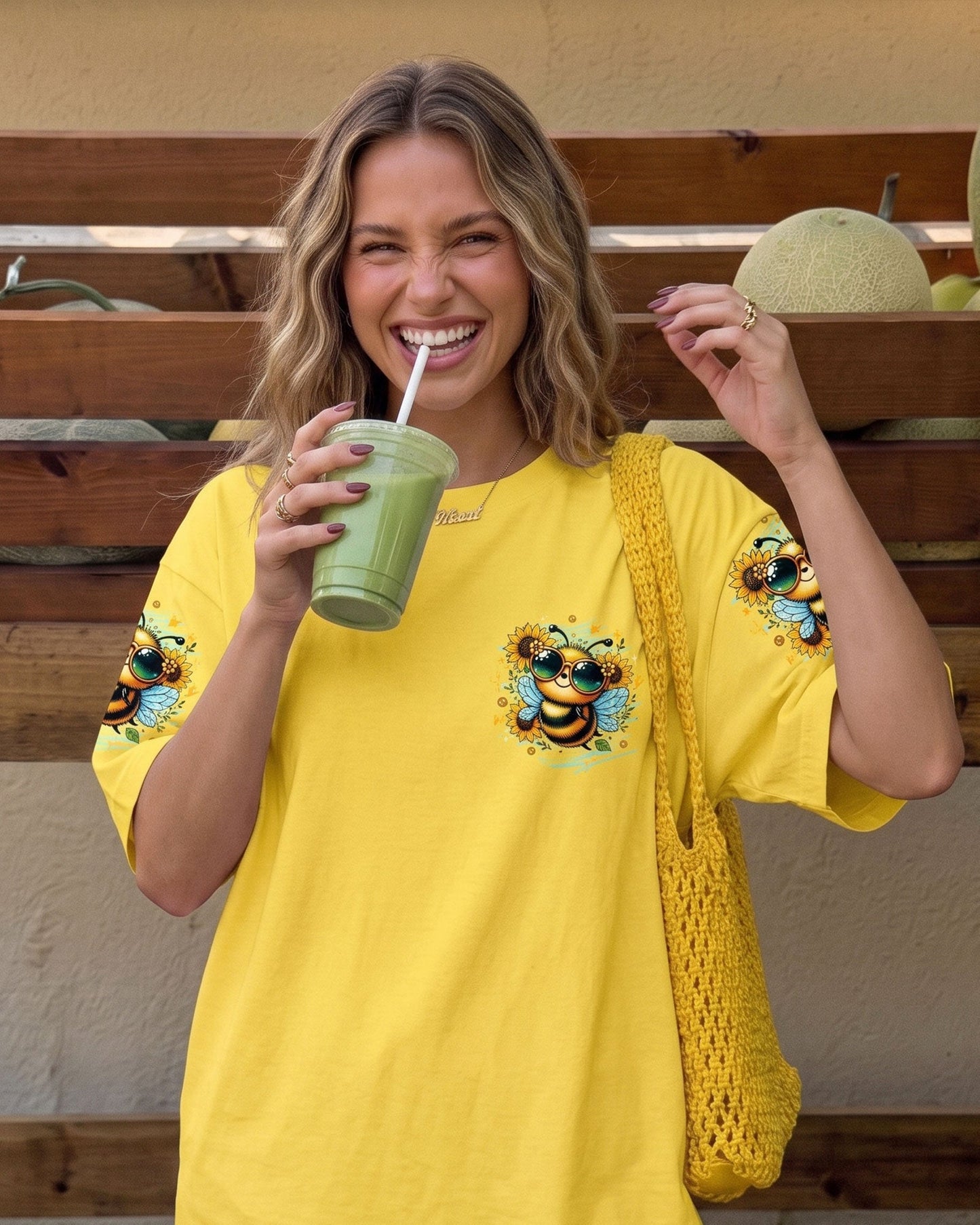 BEE HUMBLE BEE KIND BEE ALL OVER PRINT - TLTW0707264